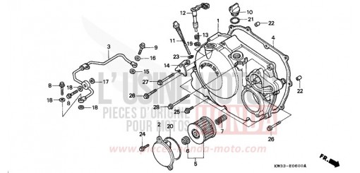 PANNEAU CARTER-MOTEUR D. NX2502L de 1990
